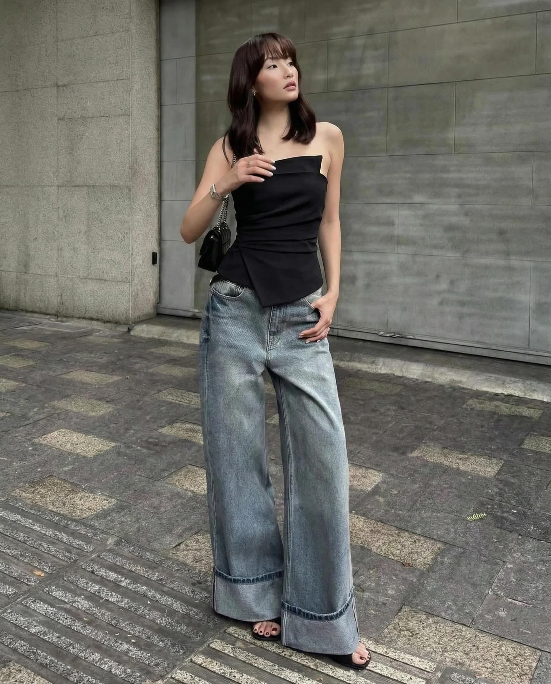 Draped Around Bandeau Top - Image 2
